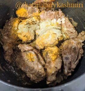 Dhaniya korma coriander curry